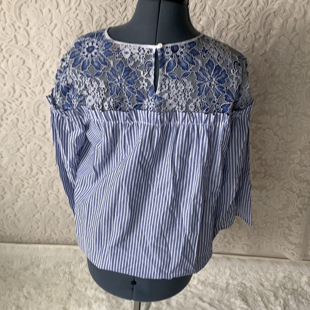 BCBG Maxazria Stripe Blouse - Picture 5 of 9